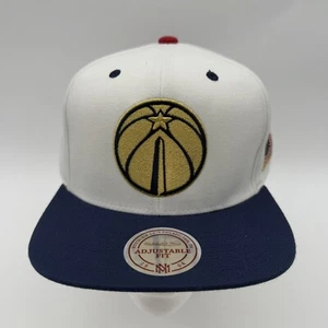 Mitchell & Ness Washington Wizards Core Basic 2 Tone Adjustable Snapback Hat NWT - Picture 1 of 11