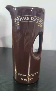 Chivas Regal Blended Scotch Whisky Brown Ceramic Empty Decanter Handled Pitcher - Picture 1 of 11