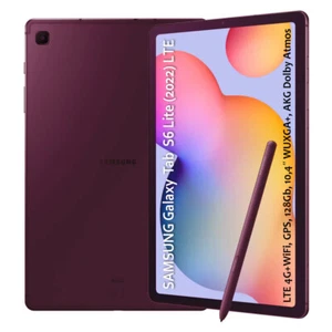 SAMSUNG Galaxy Tab S6 Lite P619 LTE SIM 128 GB Full Set Tablet TOP ZUSTAND &MwSt - Afbeelding 1 van 1