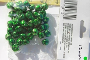 Campanas artesanales color verde suministros artesanales campanas de 12 mm 50 un. - Imagen 1 de 1