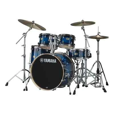 Yamaha Stage Custom Birch 5pc Drum Set w/22BD Deep Blue Sunburst - Image 1 of 4