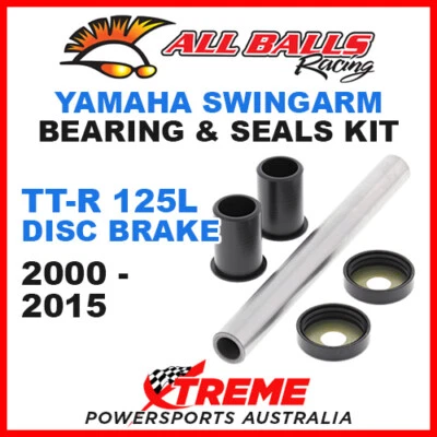 All Balls 28-1098 Yamaha TTR125L Disc Brake 2000-2015 Swingarm Bearing Kit - Imagem 1 de 2