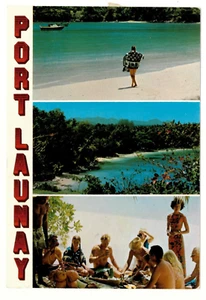 SEYCHELLES - PORT LAUNAY 1972 Sappa Postcard to UK - Foto 1 di 2