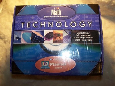 McGraw Hill SRA Real Math TECHNOLOGY ePlanner, CD-ROM, Grade K MNISB $493 Value - Image 1 of 4
