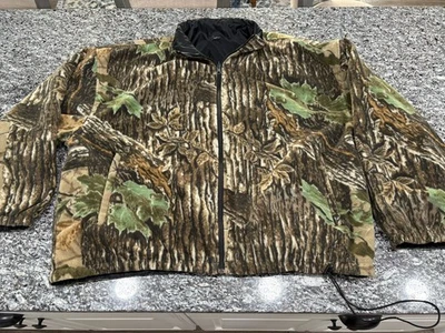VTG Duxbak Mens Reversible Camo Fleece Jacket Full Zip Windbreaker Pullover 2XL - Image 1 of 4