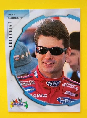 1999 Upper Deck Maxx - Checklist Jeff Gordon #90 - Image 1 of 2