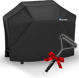 Grill Cover for Outdoor Grill, BBQ Covers Outside, 64", Black - Picture 1 of 9