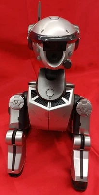 Sony Aibo ERS-220 Robot Dog Junk Not Working w/Stand Adapter Battery Japan JP - Image 1 of 4