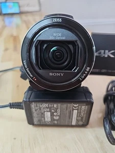 Videocámara Sony FDR-AX53 4K Ultra HD Handycam/batería y cargador - Imagen 1 de 14
