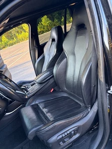 14-18 BMW X5 X5M M F85 Black Leather Seats, Door Panels, Center Console, Dash - Picture 1 of 17