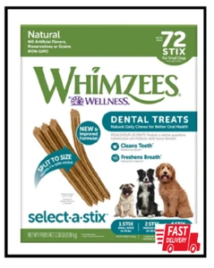 Whimzees Natural Dental Chew Stick, 72-count - Picture 1 of 3