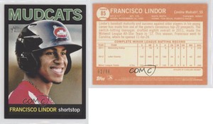 2013 Topps Heritage Minor League Edition Black /96 Francisco Lindor #85
