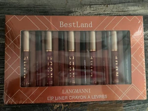 12pcs Bestland Langmanni Matte Lip Liner Crayon Nude Lip Gloss Pencil Set ๐ - Picture 1 of 2