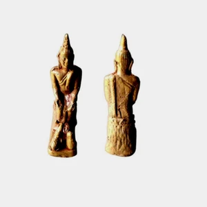 Bronze Brass Collectibles Buddhism Buddhist Buddha Figure Small Statue. - Picture 1 of 21