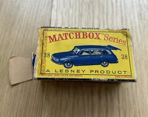 + Moko Matchbox Lesney #38 Vauxhall Victor Estate Car Original Box Only Damaged - Picture 1 of 7