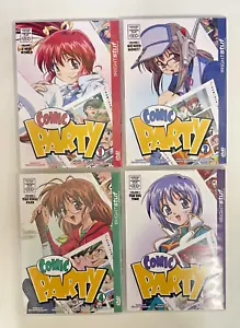 Comic Party Complete Collection Series Vol 1 2 3 4 DVD in slim cases Region 1 - Picture 1 of 2