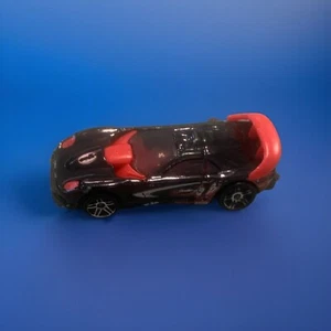 Coche deportivo diecast Hot Wheels Callaway C7 #1 negro rojo 1:64 Malasia Base 1997 - Imagen 1 de 3