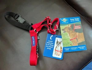 Pet Safe Easy Walk Dog Harness No Pull - size S/M - Red/Grey - Picture 1 of 3