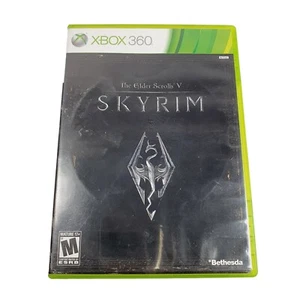 The Elder Scrolls V: Skyrim (Xbox 360 2011) Video Game Disc Case Insert Bethesda - Picture 1 of 9