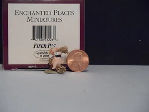 WDCC Disney Enchanted Places Miniatures ~ Fifer Pig ~ MIB COA - Bild 1 von 4