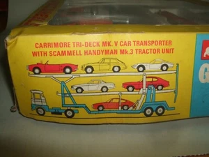 Corgi Car Transporter. Corgi Gift Set 20. Whizzwheels Original Box + instruction - Picture 1 of 22