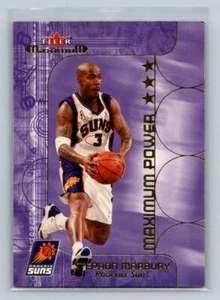 2001-02 Fleer Maximum Maximum Power #14 MX Stephon Marbury Phoenix Suns Rare - Picture 1 of 2