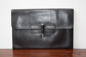 Gherardini Brown Leather Clutch Bag - Picture 1 of 7