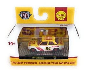 M2 Machines 1970 Datsun 510 R72 23-49 Chase 1:64 Scale Shell Motor Oil - Picture 1 of 5