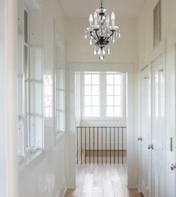 NUEVO ELEGANTE Mini Araña Colgante Cristal Moderno Francés Granja Luz Foto 1 de 3