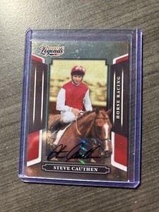 2008 Donruss Sports Legends Mirror Red Jockey #106 Steve Cauthen Auto /1236