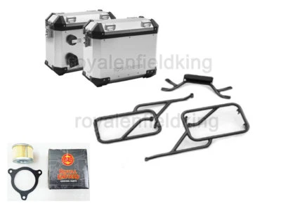 Royal Enfield Himalayan Panniers E Rails Confezionati Originali Con Filtro Olio - Immagine 1 di 4