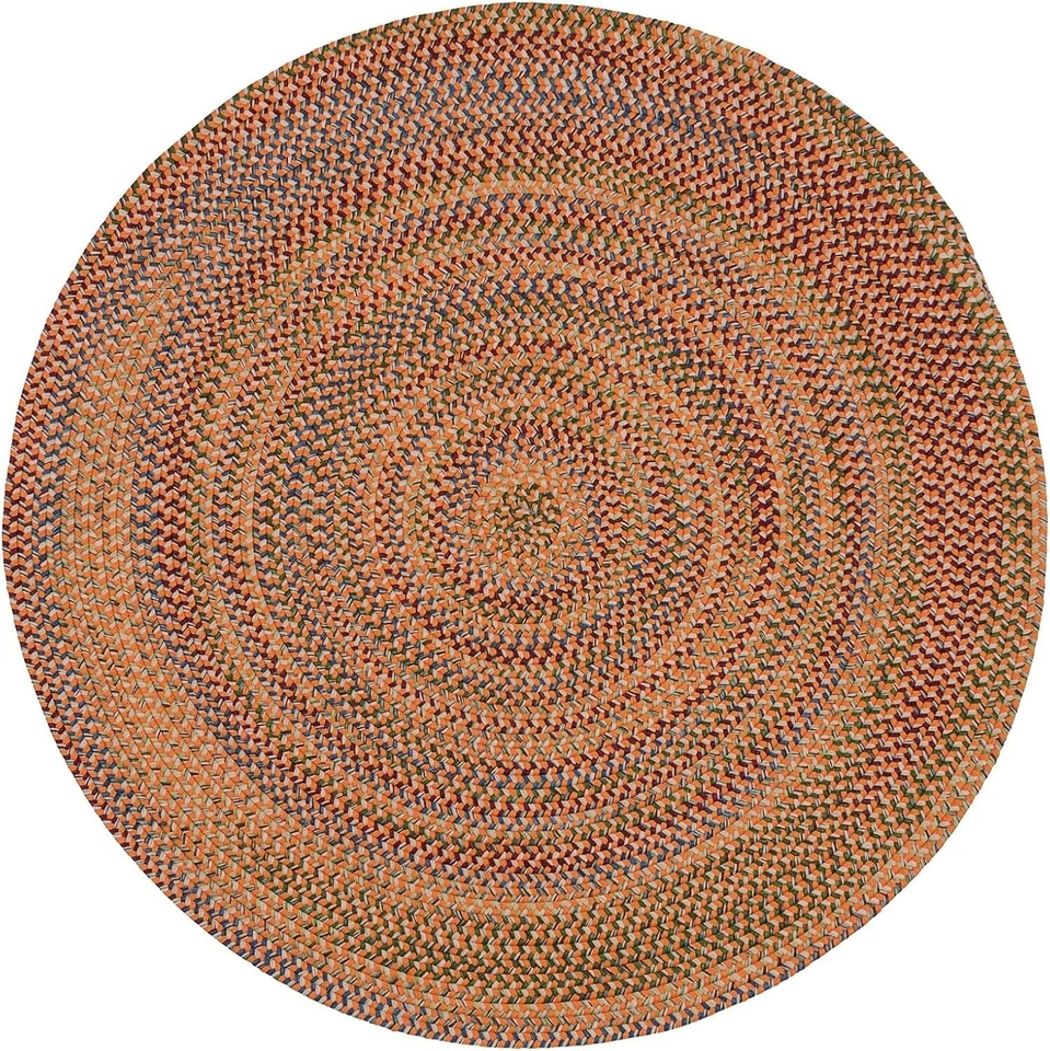 Alfombra trenzada artesanal redonda Colonial Mills Naples Foto 1 de 4