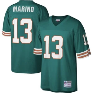 Miami Dolphins Dan Marino Mitchell & Ness Men's Aqua 1984 NFL Legacy Jersey #13 - Picture 1 of 12
