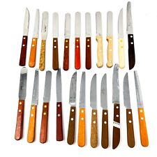 22 pcs Kiwi, Picnic Time, Picnic at Ascot and Assorted Wood Handle Knife Set