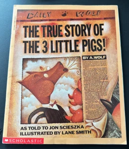 The True Story Of The 3 Little Pigs! - Paperback By A. Wolf - Picture 1 of 4
