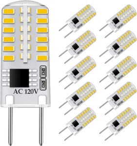 G8 LED Bulb Dimmable 3W Equivalent to T4 JCD Type Bi-Pin G8 Base Halogen Bulb 20 - Picture 1 of 7
