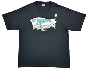 Vintage Florida Marlins 2003 Champions Pennant Tee Schwarz Größe XL Herren T-Shirt  - Bild 1 von 12