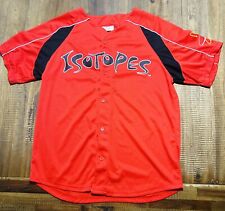 Albuquerque Isotopes MiLB Minor League Baseball Red Jersey Sz Adult Large