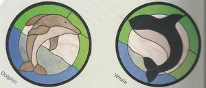 Suministros de vitrales DELFINES Y BALLENAS NUEVO patrón publicaciones CKE - Imagen 1 de 1