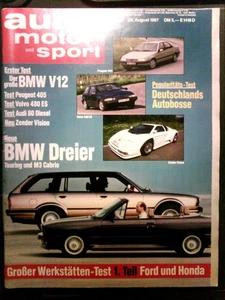 auto motor sport  Nr: 18        1987      in Schutzhülle - Bild 1 von 1