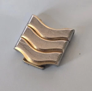 LADIES 10MM TWO TONE EBEL SPORTWAVE CLASSIC WRISTWATCH 3 LINK NO PIN - Picture 1 of 2