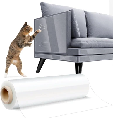 Pellicola Protettiva per Divano, Trasparente, Antigraffio, per Divano, Pareti, P - Immagine 1 di 4