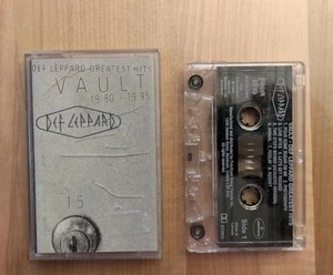 Def Leppard Vault Greatest Hits 1980-1995 Cassette Tape (1995) - Picture 1 of 4