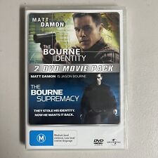 Bourne Identity & The Bourne Supremacy DVD 2002 2 DVD Movie Pack R4 Brand New