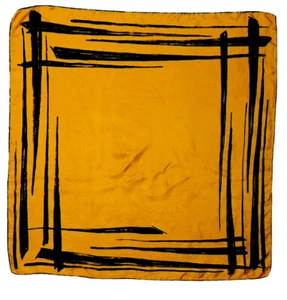 Made in Switzeland, 100% Mulberry Pure Silk Square 26’ x26’ Scarf. Hand printed. - Bild 1 von 7