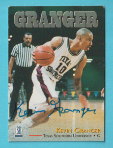 1997 Score Board Auto Kevin Granger Texas Southern Tigers 