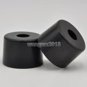 4 piezas almohadilla de pie con punta de choque de altavoz aislamiento base de piso soporte almohadilla de goma Φ32x22 mm - Imagen 1 de 5