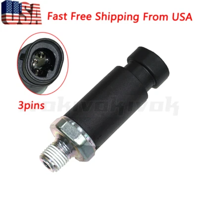 Oil Pressure Sender Switch 3 Terminal for Buick Cad Chevy GMC Isuzu Olds Pontiac - Image 1 of 4