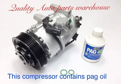 REMAN AC COMPRESSOR Fits 2013-2016 Hyundai Genesis Coupe 3.8L W/ 1 year Warranty - Image 1 of 2
