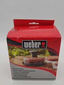 Weber Burger Press 6483 Dishwasher Safe Presses 1/2lb & 1/4lb Hamburger Patties - Picture 1 of 7